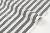 Japanese Fabric Yarn Dyed Shijira Seersucker - black - 50cm